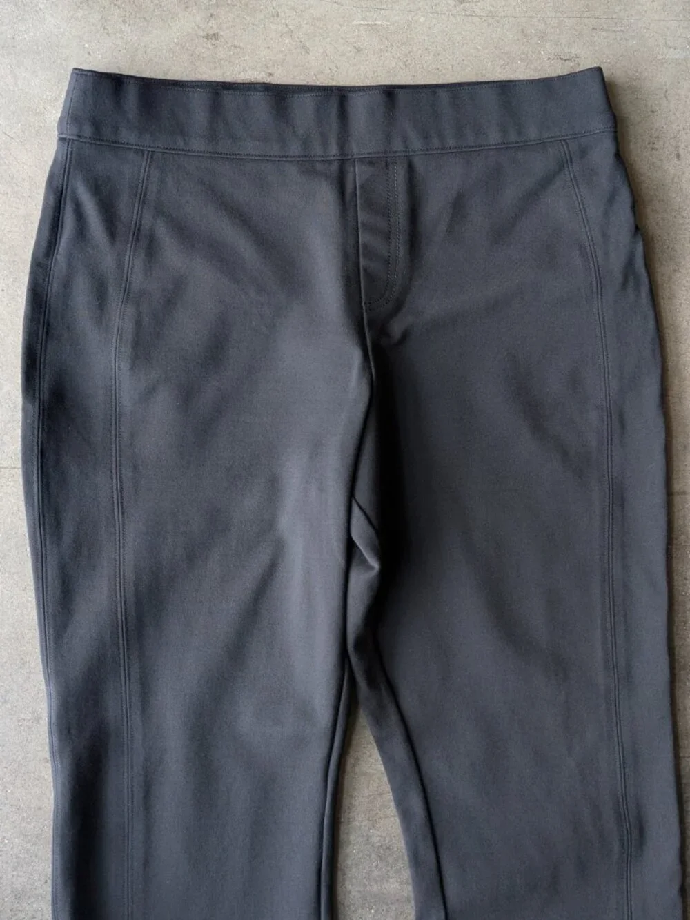 Spanx SPANXsupersmooth PerfectFit Ponte Slim Straight Pant in Black large petite